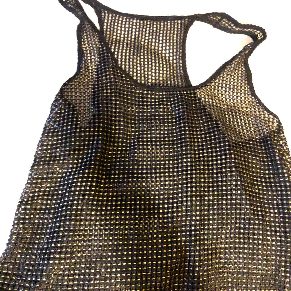 Gold tank top